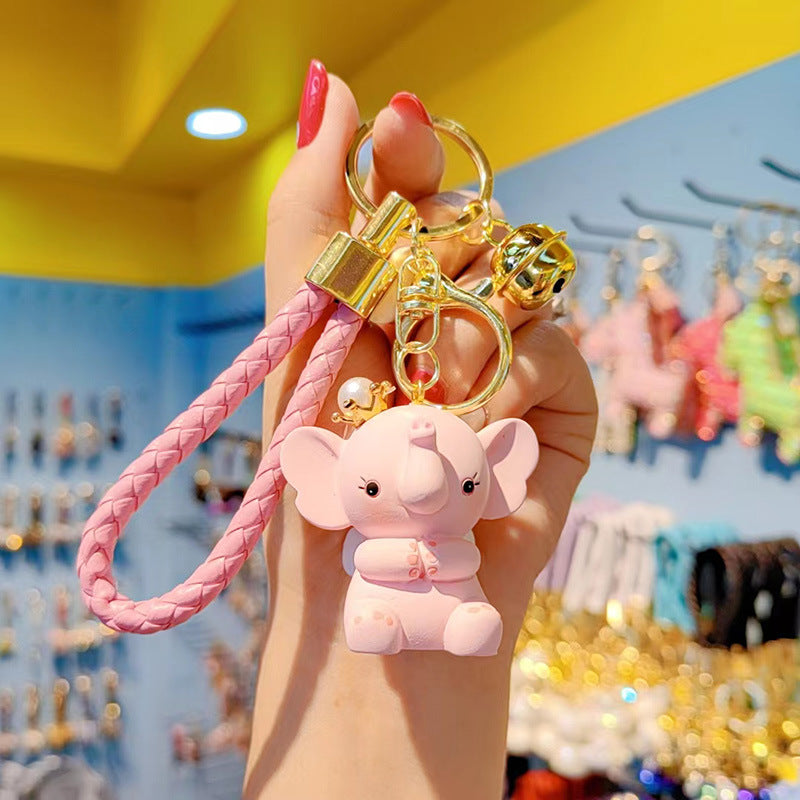 Wholesale Resin Crown Dumbo Keychain